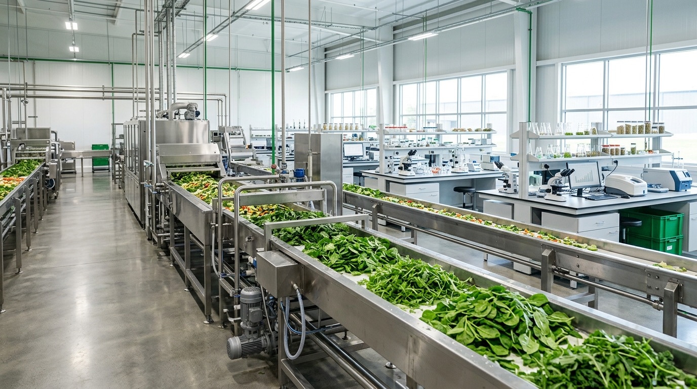 Modern fresh-produce innovation and manufacturing facility
